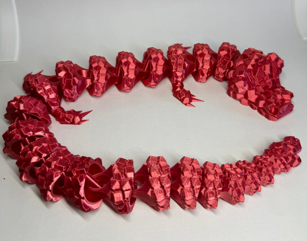 Articulated crystal dragon