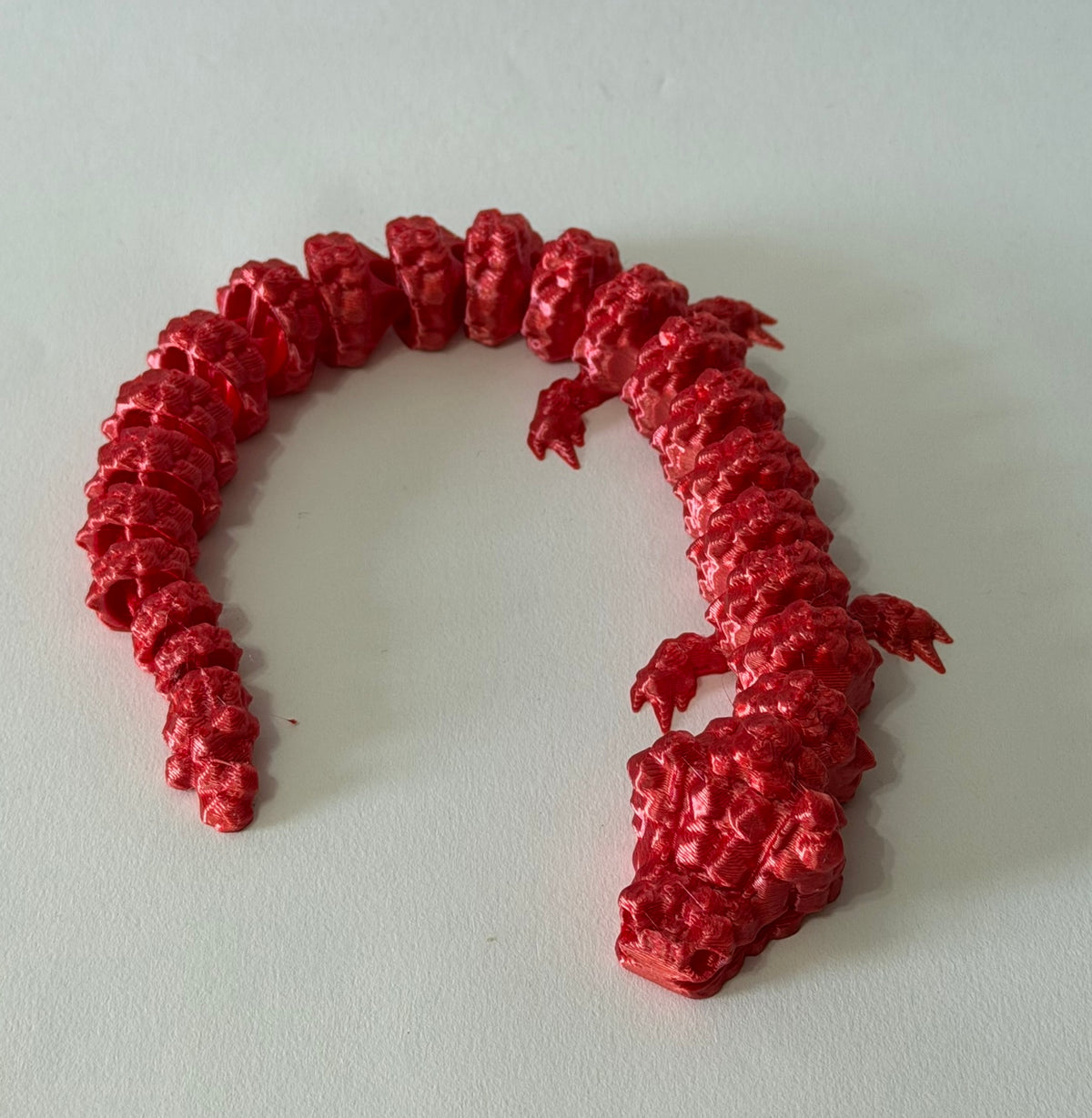 Articulated crystal dragon