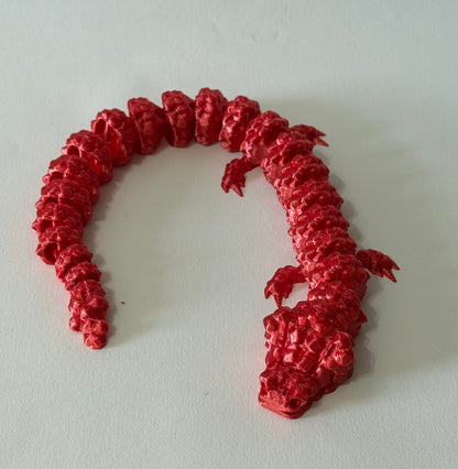 Articulated crystal dragon