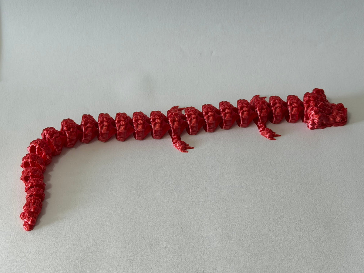 Articulated crystal dragon